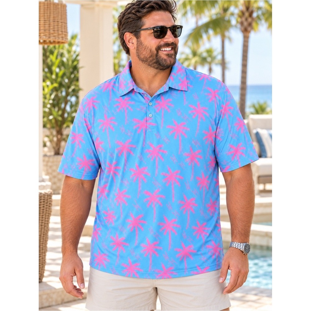Chubbies "The Electric Slide" Men's XL Performance Polo #213